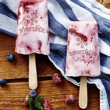 Blooming Berry Popsicles