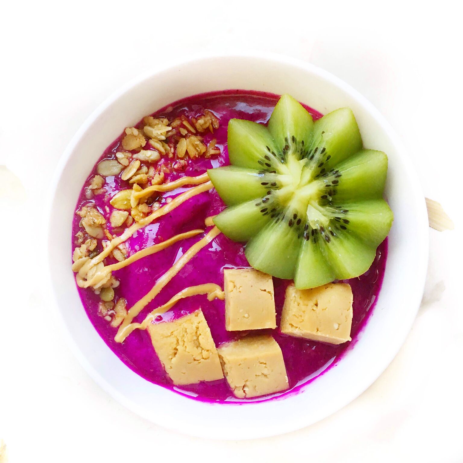 Dragon Fruit & Berry Bowl Made with Smoothie Mix