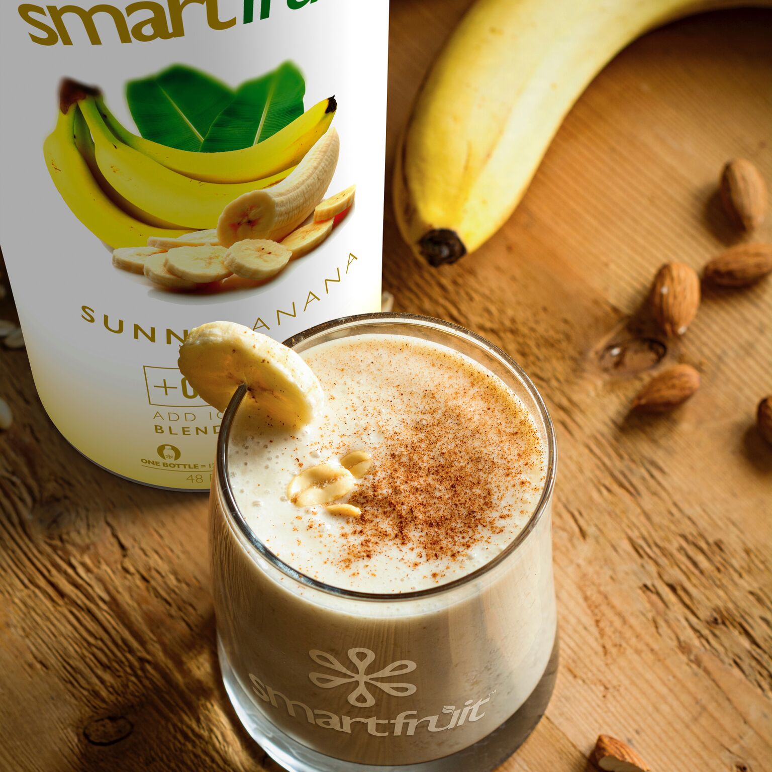 Simple Sunny Banana Chai Made with Smoothie Mix