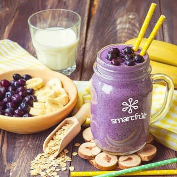 Superfruit All-Stars and Banana Smoothie Made with Smartfruit