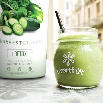 Green Power Detoxifying Smoothie Made with Smartfruit