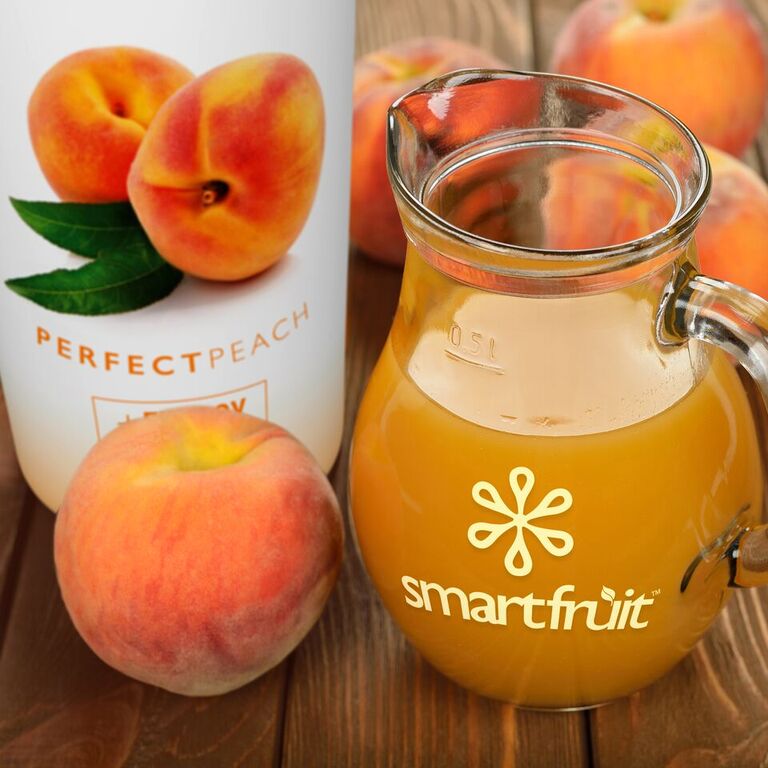Perfect Peach Tea Made with Smoothie Mix