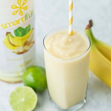 Banana Lime Smoothie Made with Smartfruit
