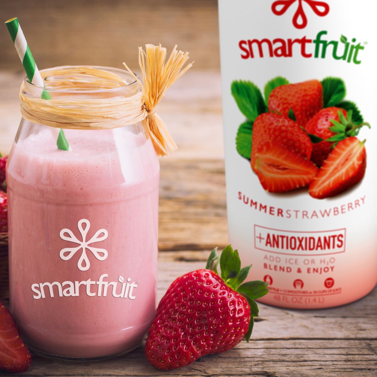 Strawberry-Coconut-Vanilla Smoothie