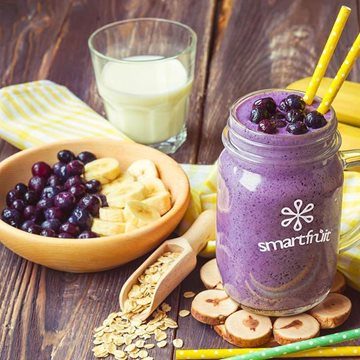 Black Cherry andamp Oats Breakfast Smoothie